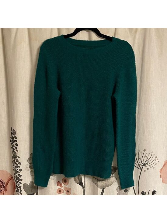 LOFT Sweaters - LOFT Teal Crew Neck Sweater Size Medium